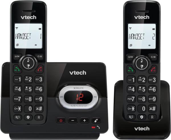 Image Téléphone sans Fil VTech CS2051 - répondeur  et 2 Combinés - Noir à 41,99€