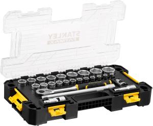 Image Coffret 26 Pièces Douilles STANLEY STAKBOX FATMAX à 85€