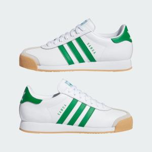 Image Chaussures Mixte Adidas Samoa  - Blanc/Vert à 49,50€