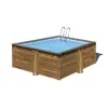 Image Piscine hors sol GRE CARRA 3 - Bois carrée - 305x305x119cm à 2 709€