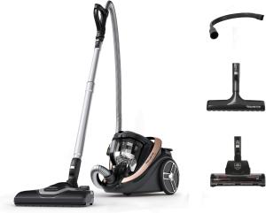 Image Aspirateur sans Sac ROWENTA RO7954EA Silence Force Cyclonic Effitech Noir/Or Rose à 249,99€
