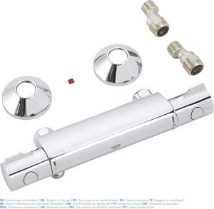 Image Mitigeur Douche thermostatique GROHE Grohtherm 800 - Chromé à 105€