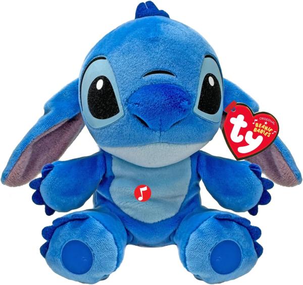 Image Peluche Musicale Stitch TY TY44012 Disney - 22 cm - Bleu à 8,54€