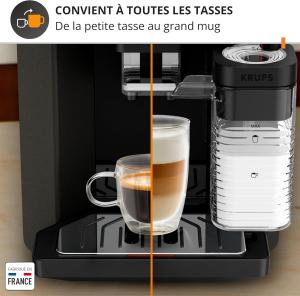 Image Machine à café grains KRUPS M50 Sensation - Mousseur Lait - Noir à 499,99€