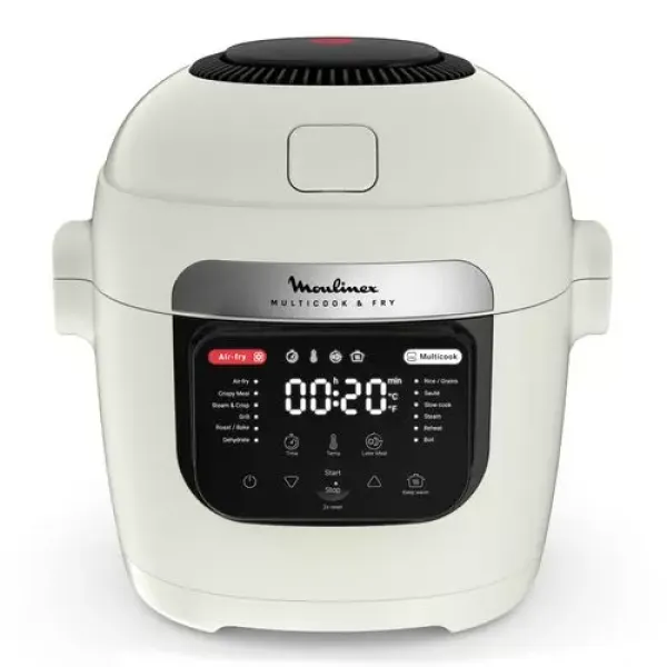 Image Combiné Multicuiseur + Air Fryer Moulinex MZ7301FO - Beige à 129€