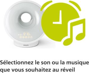 Image Simulateur d'aube Philips HF3651/01- Blanc à 149,99€