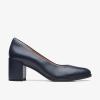 Image Chaussures Femme Clarks Freva55 Court - Cuir Bleu Marine à 59.97€