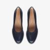 Image Chaussures Femme Clarks Freva55 Court - Cuir Bleu Marine à 59.97€