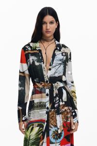 Image Robe Imprimée Femme Desigual x Christian Lacroix à 104,30e