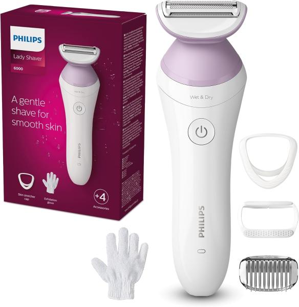 Image Rasoir Electrique Femme Philips BRL136/00 Series 6000 + Accessoires à 29,99€
