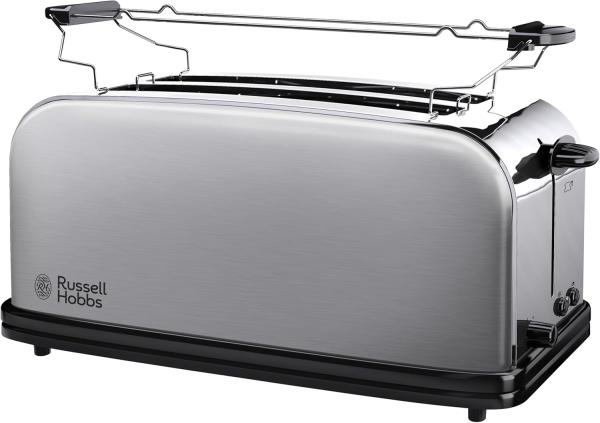 Image Grille Pain Fentes Longues Russell Hobbs 23610-56 - Rétro Gris à 39,99€