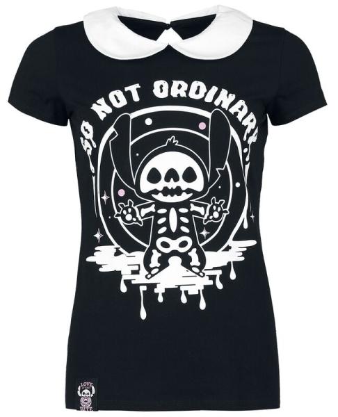 Image T-Shirt Manches courtes Femme So Not Ordinary Lilo & Stitch - Noir à 21,99€