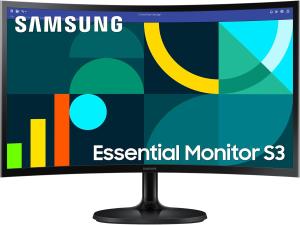 Image Écran PC 24" Incurvé FHD Samsung S36GD - Noir à 70€