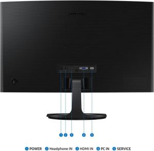 Image Écran PC 24" Incurvé FHD Samsung S36GD - Noir à 70€
