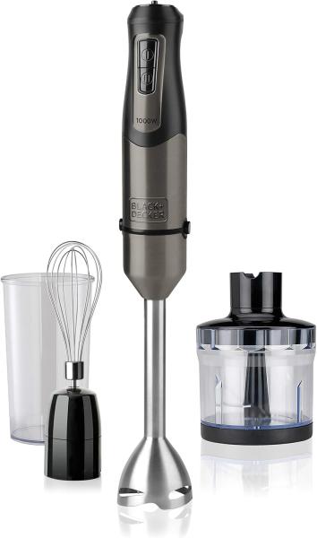 Image Mixeur Plongeant BLACK+DECKER BXHBA1000E - Noir/Gris à 46,99€
