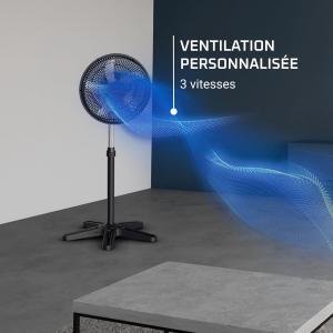 Image Ventilateur sur pied Rowenta VU3110F3 Turbo Essential à 49,99€