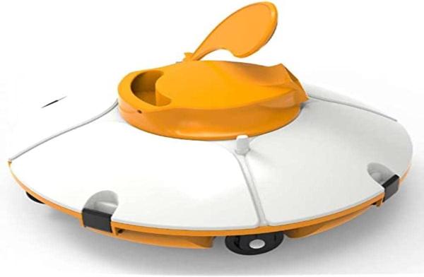Image Robot Piscine Autonome Bestway 12702 Frisbee - Blanc / Orange à 109€