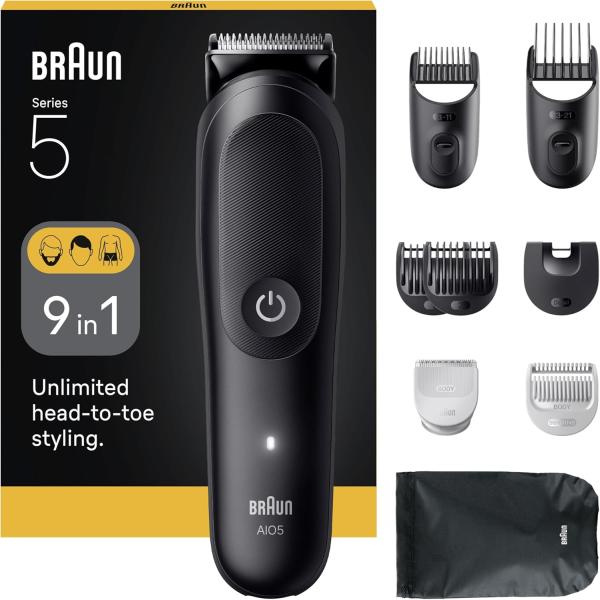 Image Tondeuse Tout-En-Un Braun AIO5540 Series 5 - Noir à 44,99€