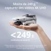 Image Pack Drone DJI - Mini Camera 4K - Blanc/ Gris à 329€