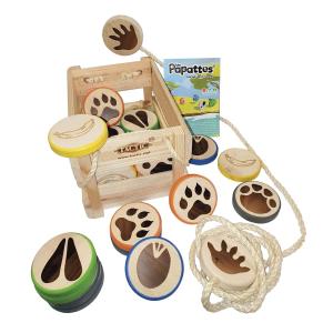 Image Les Papattes Tactic 56838 - Jeu de Palets en Bois à 22,99€
