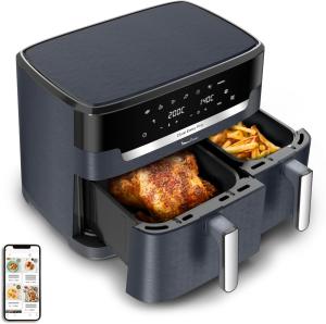 Image Airfryer Moulinex EZ942BF0 Dual Easy Fry XXL - Noir à 147,04€