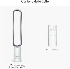 Image Ventilateur Tour Dyson AM07 Air Multiplier - Blanc à 249€