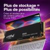 Image SSD Interne 1To Crucial CT1000P310SSD801 - 7.100 Mo/s à 70,99€