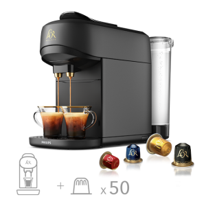 Image Pack Machine à Café L’OR BARISTA Absolu Deep + 50 capsules à 99,98€