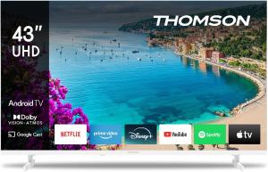Image [Prime] Smart TV UHD 4k THOMSON 43UA5S13W - Android TV - Blanc à 213,74€