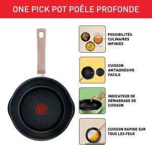Image [Prime] Poêle Induction Tefal One Pick Pot - 3 Coloris à 21,99€