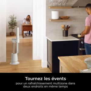 Image [Prime] Ventilateur colonne Shark TF200SEUWH TurboBlade - Sans pale - Blanc à 199,99€