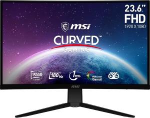 Image Écran PC 23,6" Incurvé FHD MSI G2422C Gaming - 1ms, 180Hz - Noir à 119,99€