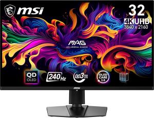 Image [Prime] Ecran PC Gaming 31.5" UHD 4K MSI MAG 321UPX QD-OLED - 240Hz, 0.03ms - Noir à 899,99€