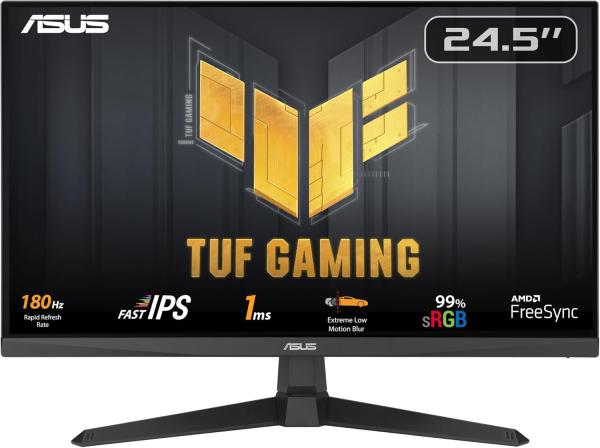 Image Ecran PC 24,5" FHD ASUS VG259Q3A TUF Gaming - 1ms, 180Hz - Noir à 109€