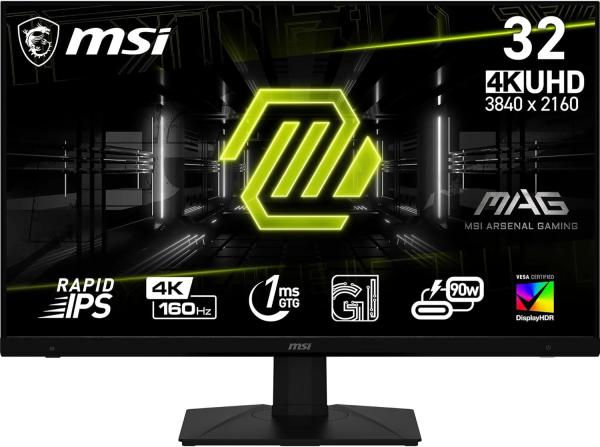 Image Ecran PC 32" UHD 4K MSI MAG 322UPF Gaming - 1ms, 160Hz - Noir à 379,99€