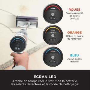 Image Aspirateur balai sans fil Shark IW3612EU Detect Clean & Empty - Blanc à 269,10€
