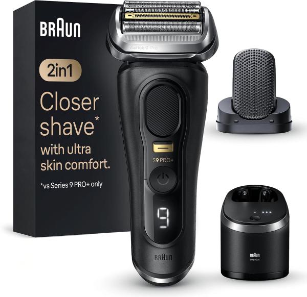 Image Rasoir Électrique Homme Braun Series 9 PRO+ 9590cc - Noir à 330,99€