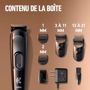Image Pack Tondeuse Electrique Hommes Braun Gillette King C - Noir/Bronze à 20,94€