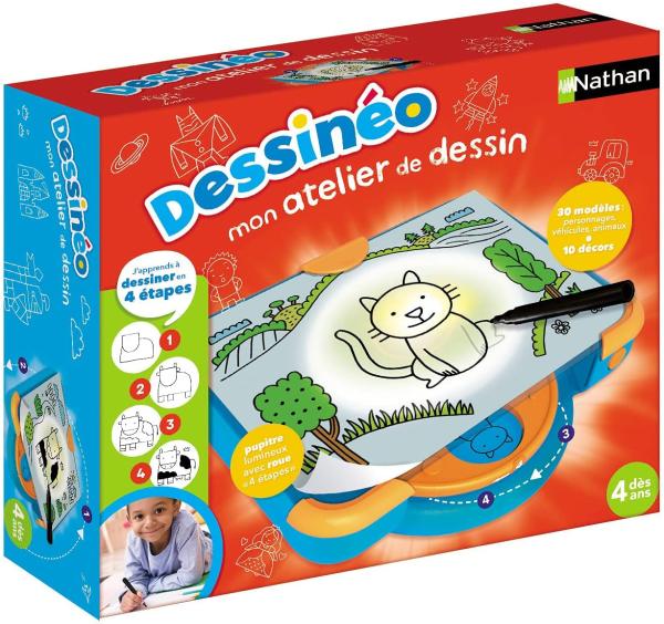 Image Dessineo Mon Atelier Dessin Nathan 31144 - dès 4 Ans - à 30,26€