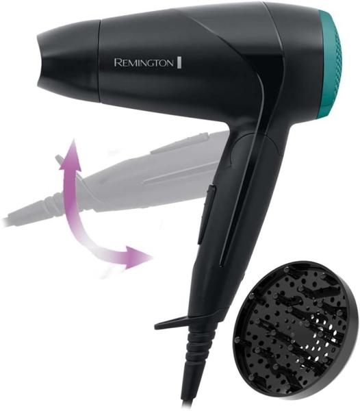 Image Sèche-cheveux de voyage Compacte Remington D1500 - Noir à 14,99€