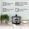 Image Cuiseur à riz Tristar RK-6126-1L - 400W - Noir/Gris à 22,49€