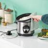 Image Cuiseur à riz Tristar RK-6126-1L - 400W - Noir/Gris à 22,49€