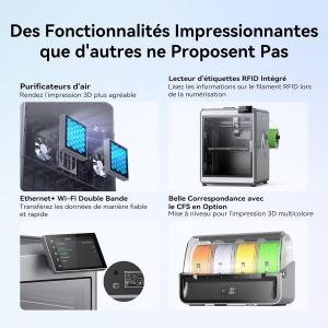 Image Imprimante 3D Creality K2 Plus Combo à 1 234,05€