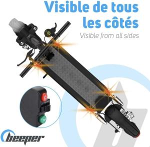 Image Trottinette électrique BEEPER Max - 10", 500W, 48V à 733,80€