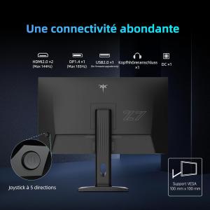 Image Ecran PC Gamer 27" 2K KTC - 180Hz, 1ms - Noir à 149,58€