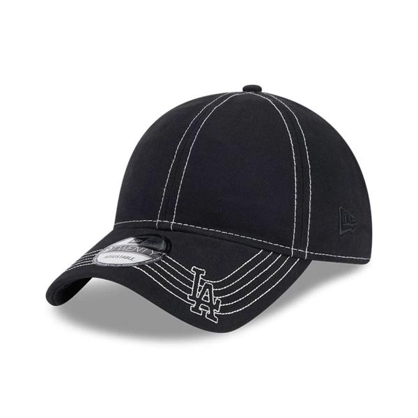 Image Casquette Mixte New Era 9TWENTY LA Dodgers Contrast Stitch Noir à 15€