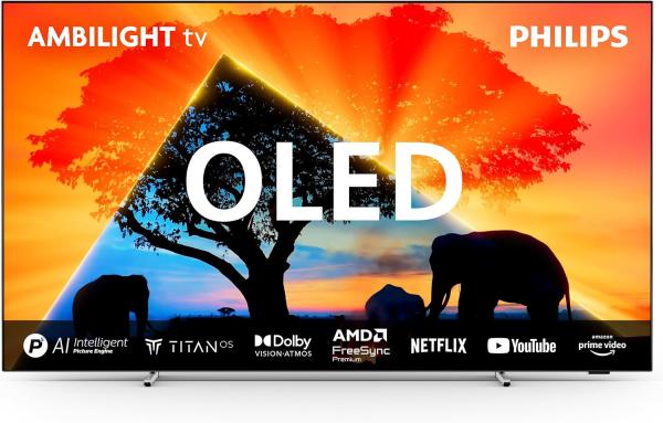 Image Smart TV 55" UHD OLED 4K Philips 55OLED759 Ambilight à 763€