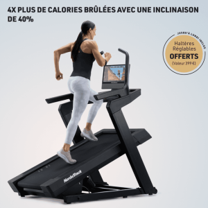 Image Pack NordicTrack X16 - Tapis de course + Haltères réglables 5-25kg + Réduction sur IFIT