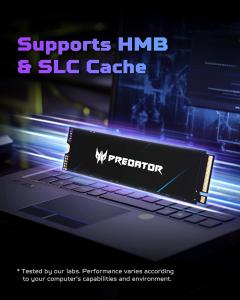 Image SSD Interne 2To acer Predator GM7 - M.2 PCIe 4.0 à 98,79€
