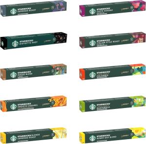 Image Pack Découverte 100 Capsules STARBUCKS Variété by Nespresso à 31,59€
